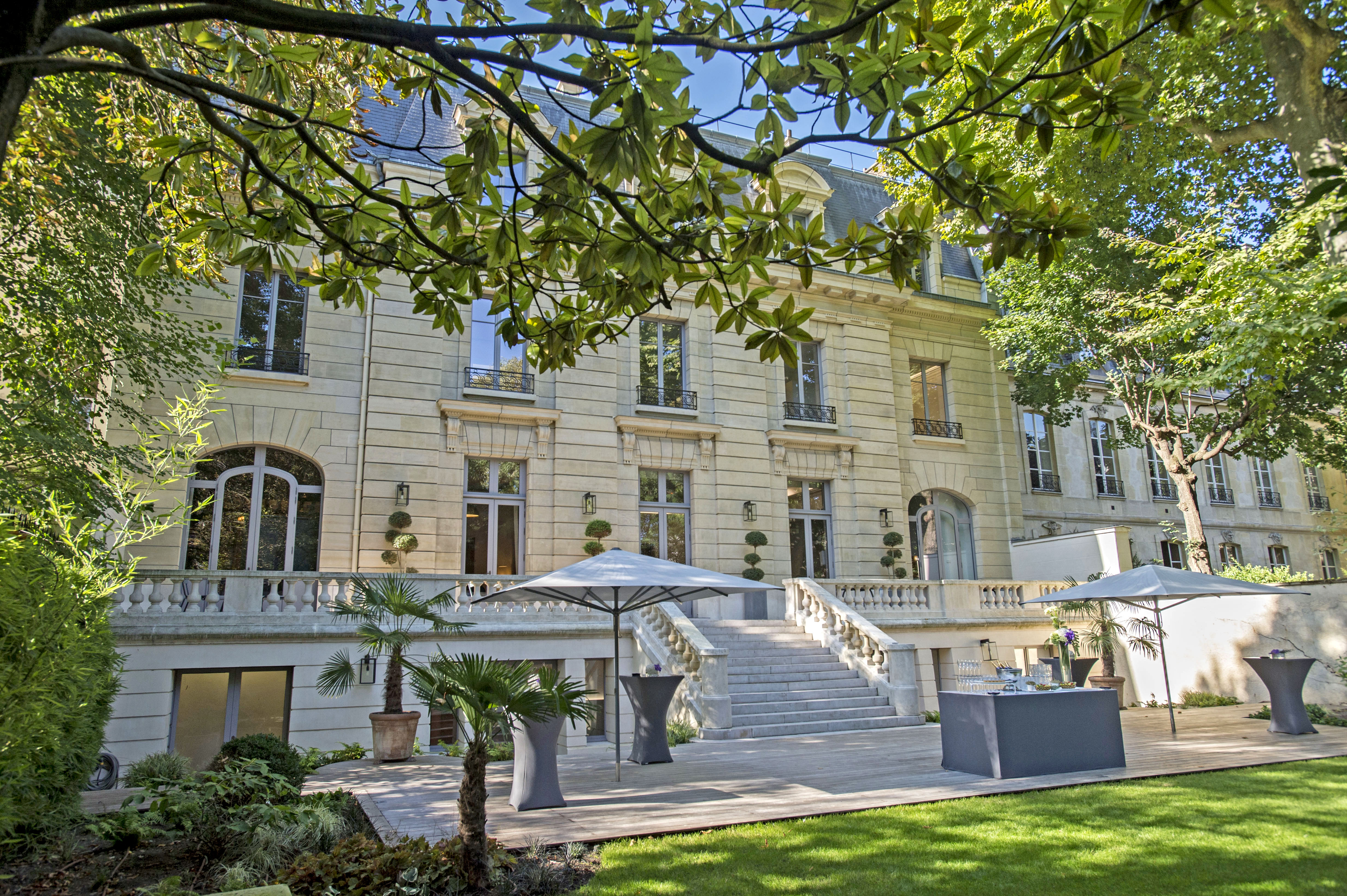 Jardin terrasse maison de la recherche, activité team building prestige sodexo