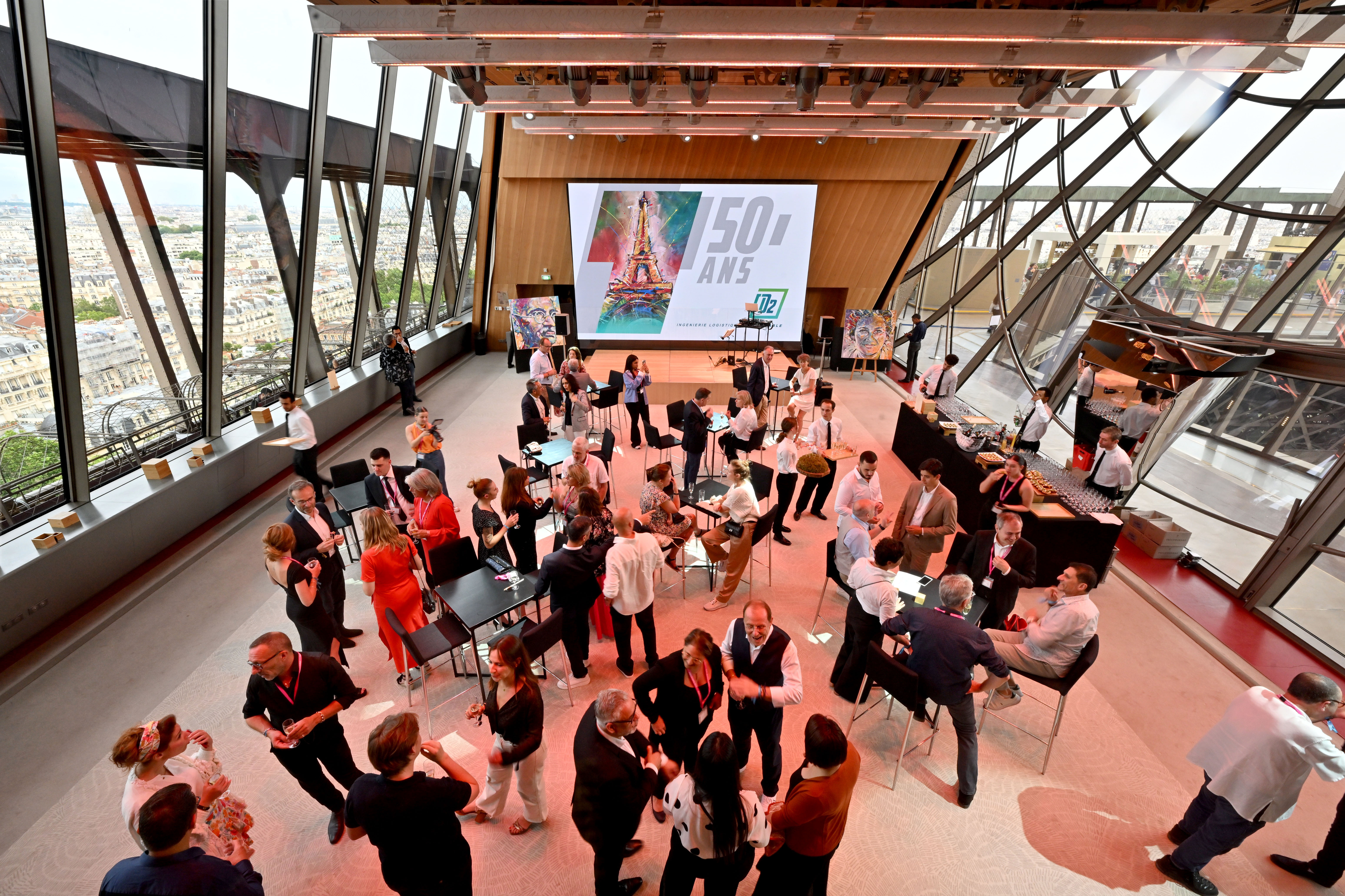 Anniversaire d'entreprise à la Salle Gustave Eiffel